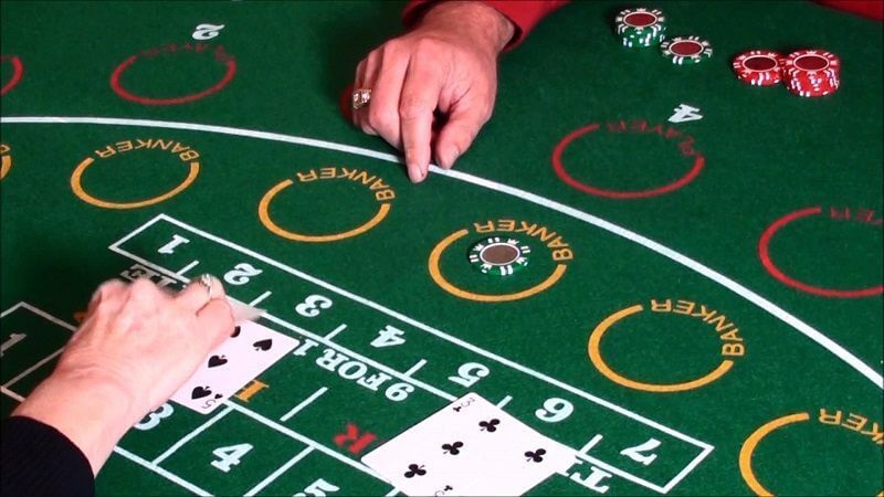 Baccarat-Banker抽到第三張牌的概率